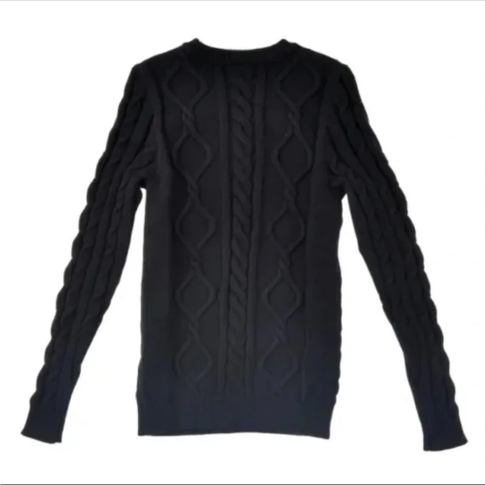 Disney Parks Disneyland Marvel Avengers Black Panther Cable Knit Sweater Size XS - Picture 4 of 9